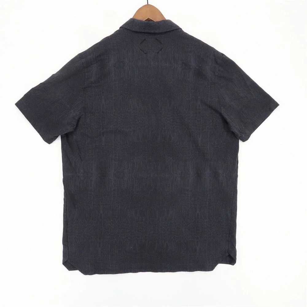 Adidas‎ Golf Polo Shirt Mens XL Black Gray Striped Short Sleeve TPC Twin Cities